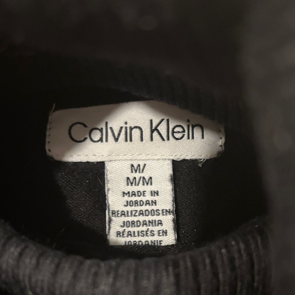 Calvin Klein Black Turtleneck Sweater Size M - Picture 2 of 8